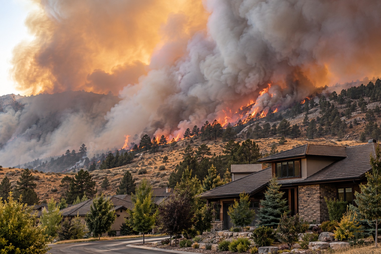 Colorado fire damage insurance claim